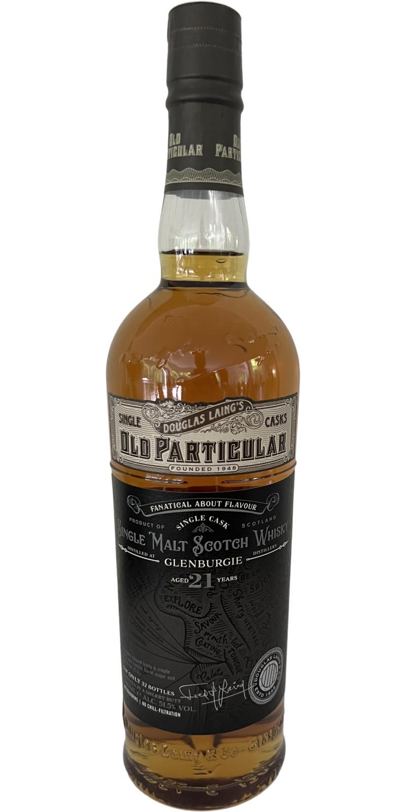 Glenburgie 21-year-old DL  Old Particular - Fanatical About Flavour