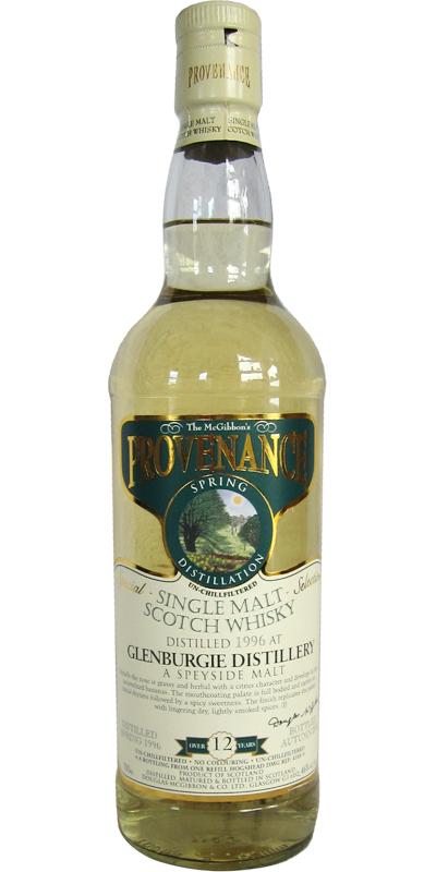 Glenburgie 1996 McG  McGibbon's Provenance