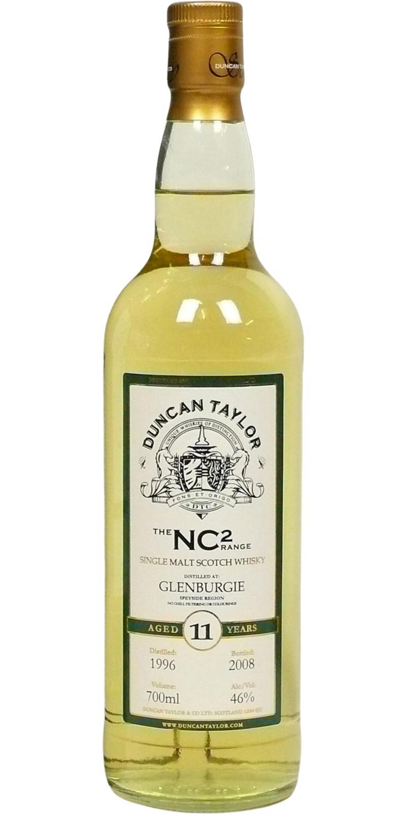 Glenburgie 1996 DT  NC² Range