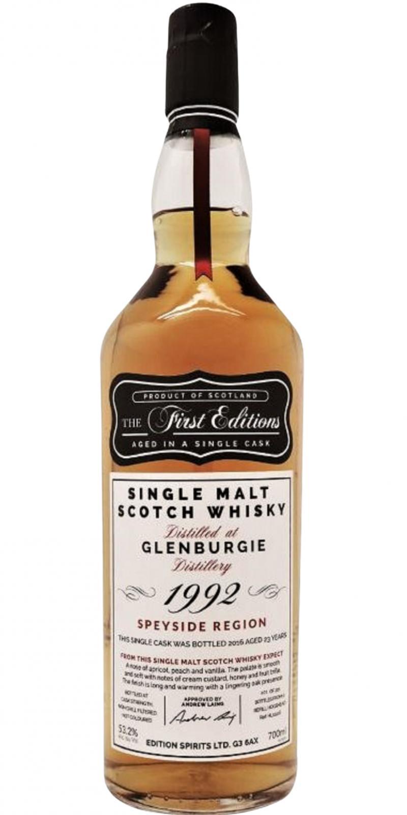 Glenburgie 1992 ED  The First Editions