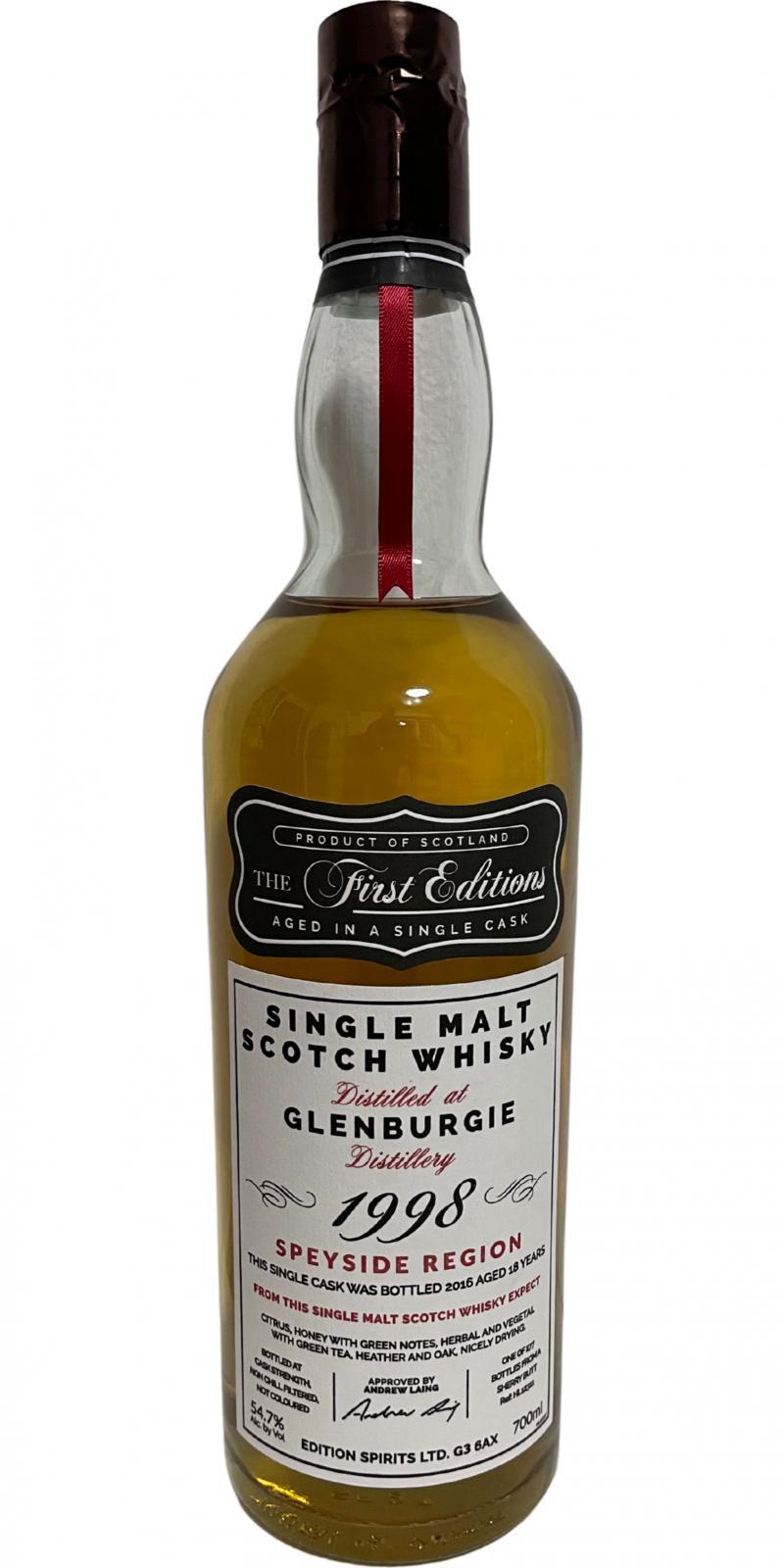 Glenburgie 1998 ED  The First Editions