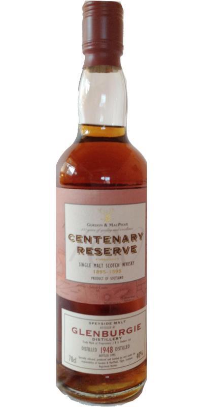 Glenburgie 1948 GM  Centenary Reserve 1895-1995