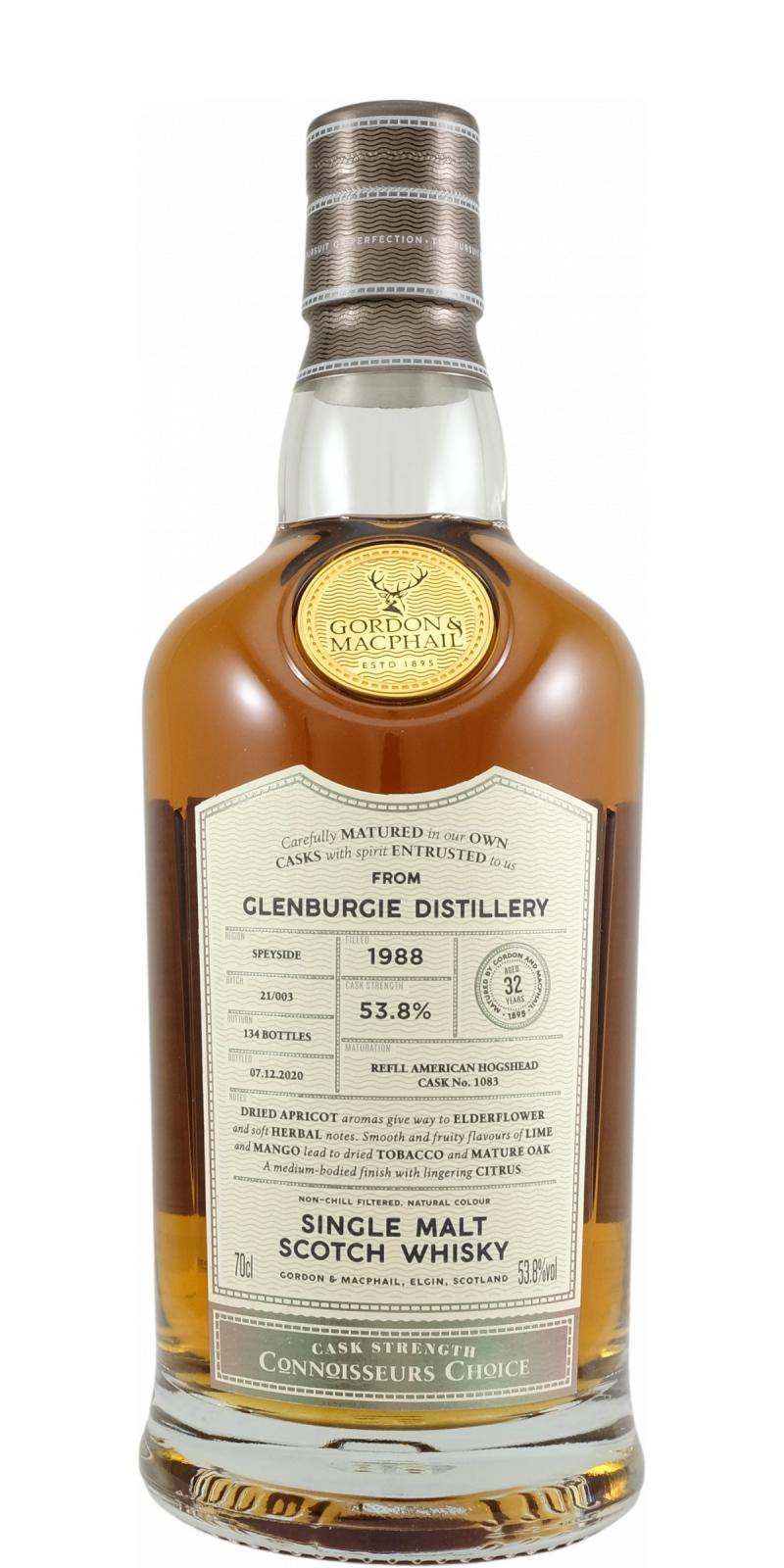 Glenburgie 1988 GM  Connoisseurs Choice - Cask Strength