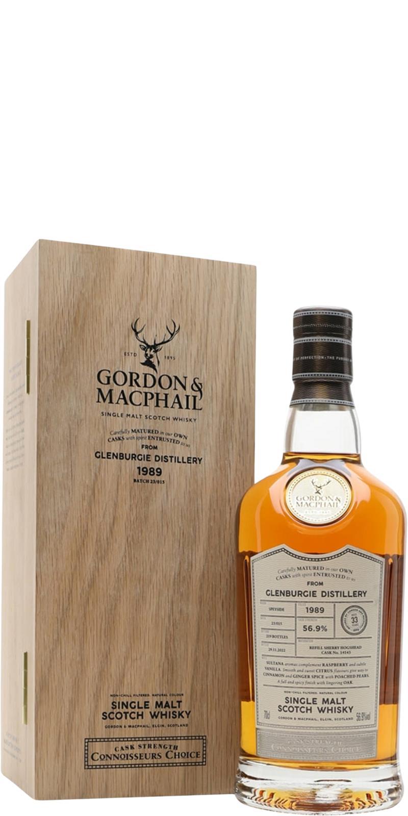 Glenburgie 1989 GM  Connoisseurs Choice - Cask Strength