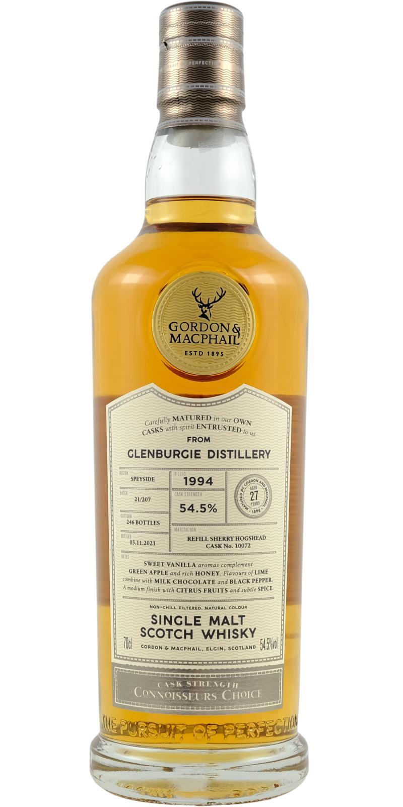 Glenburgie 1994 GM  Connoisseurs Choice - Cask Strength