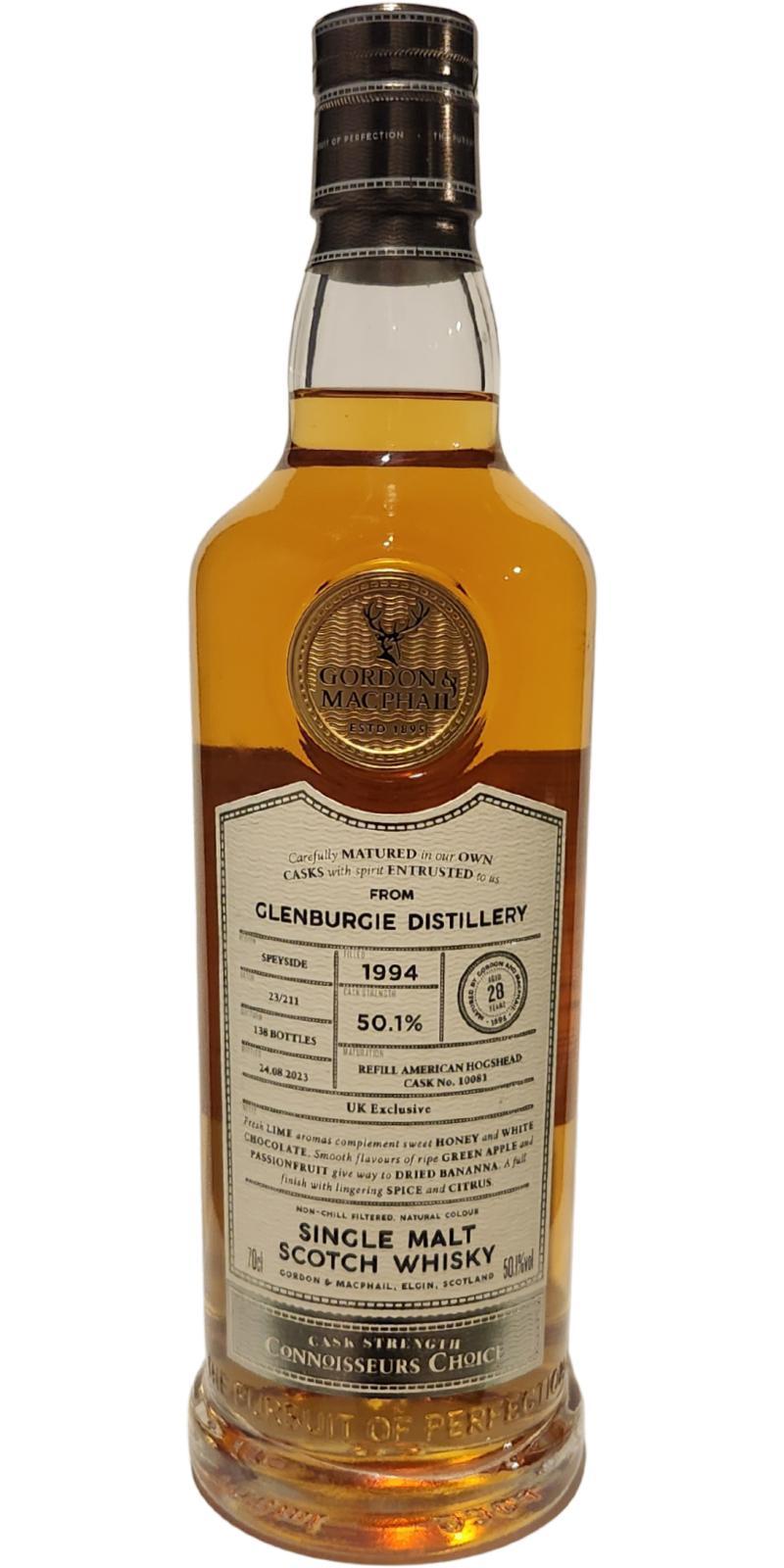 Glenburgie 1994 GM  Connoisseurs Choice - Cask Strength