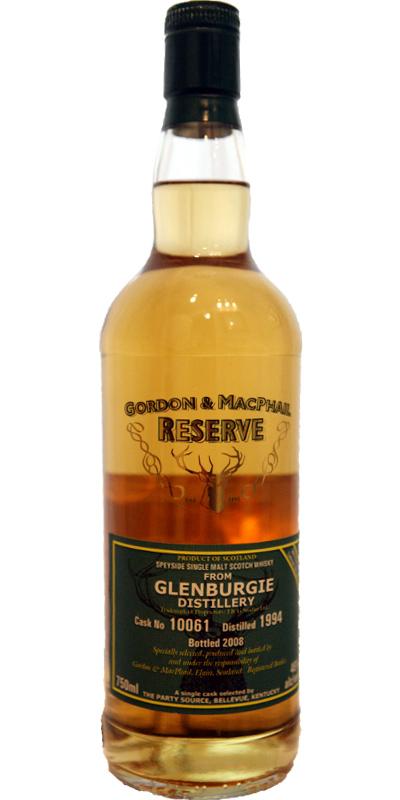 Glenburgie 1994 GM  Reserve