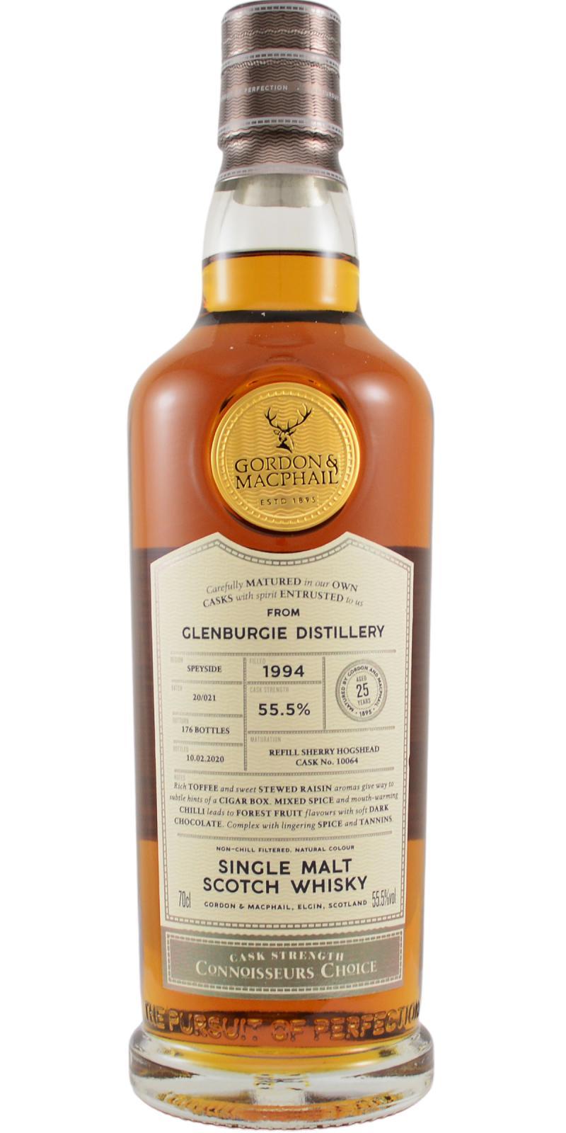 Glenburgie 1994 GM  Connoisseurs Choice - Cask Strength