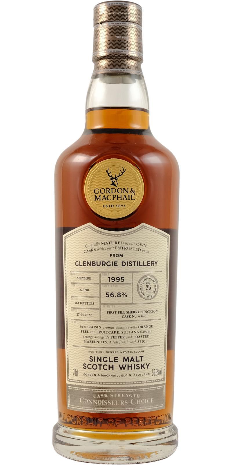 Glenburgie 1995 GM  Connoisseurs Choice - Cask Strength