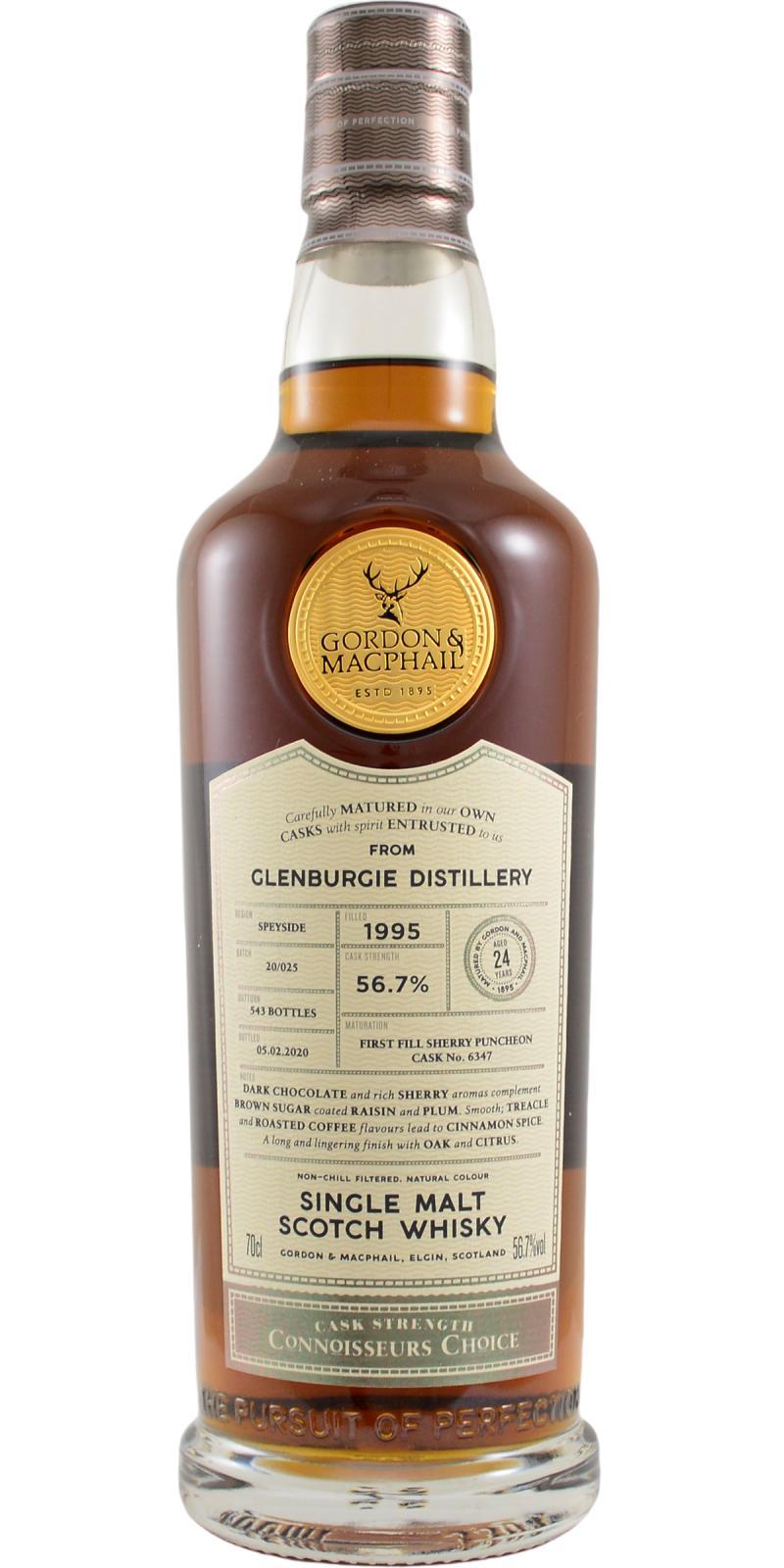 Glenburgie 1995 GM  Connoisseurs Choice - Cask Strength