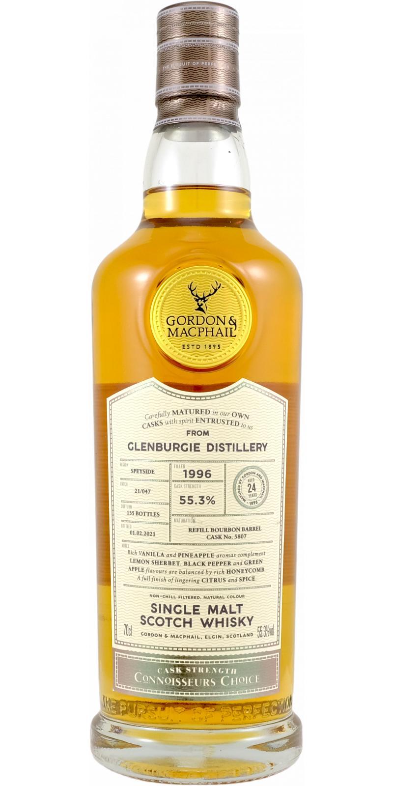 Glenburgie 1996 GM  Connoisseurs Choice - Cask Strength