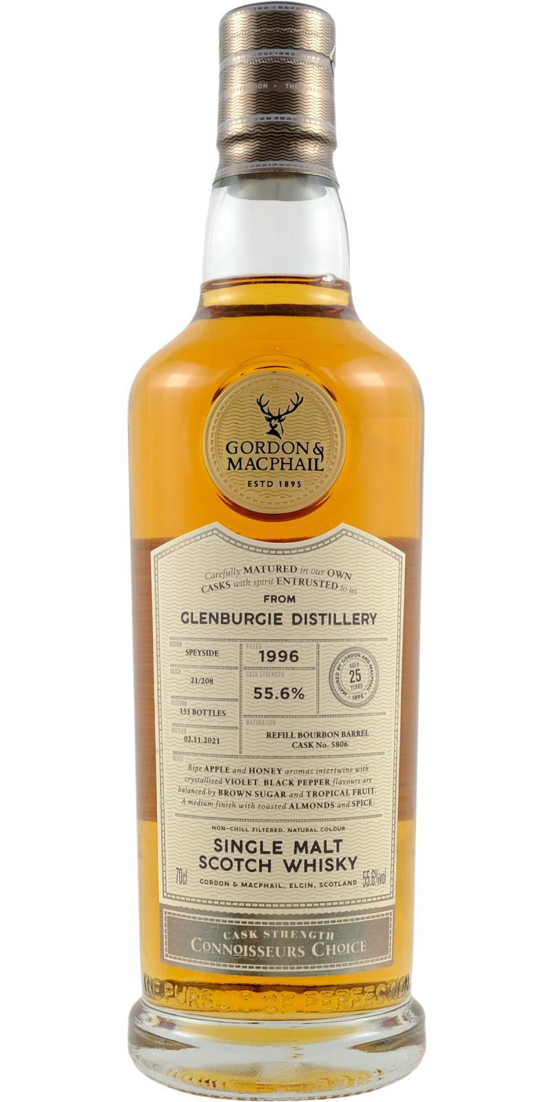 Glenburgie 1996 GM  Connoisseurs Choice - Cask Strength