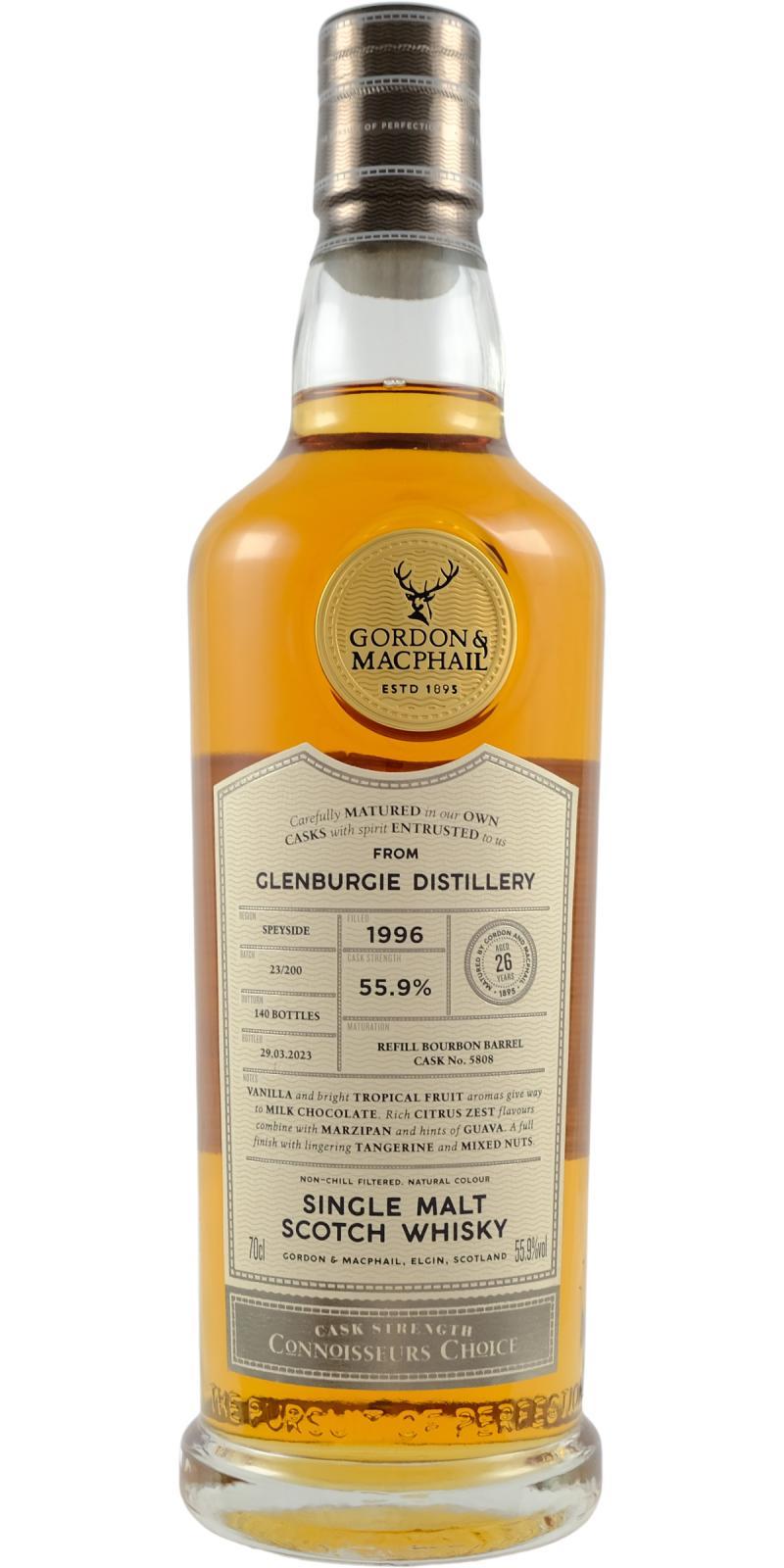 Glenburgie 1996 GM  Connoisseurs Choice - Cask Strength