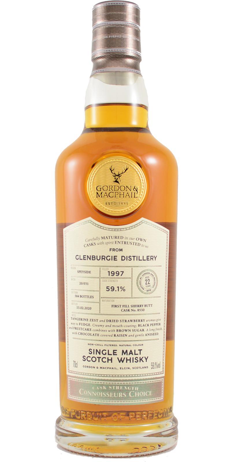 Glenburgie 1997 GM  Connoisseurs Choice - Cask Strength
