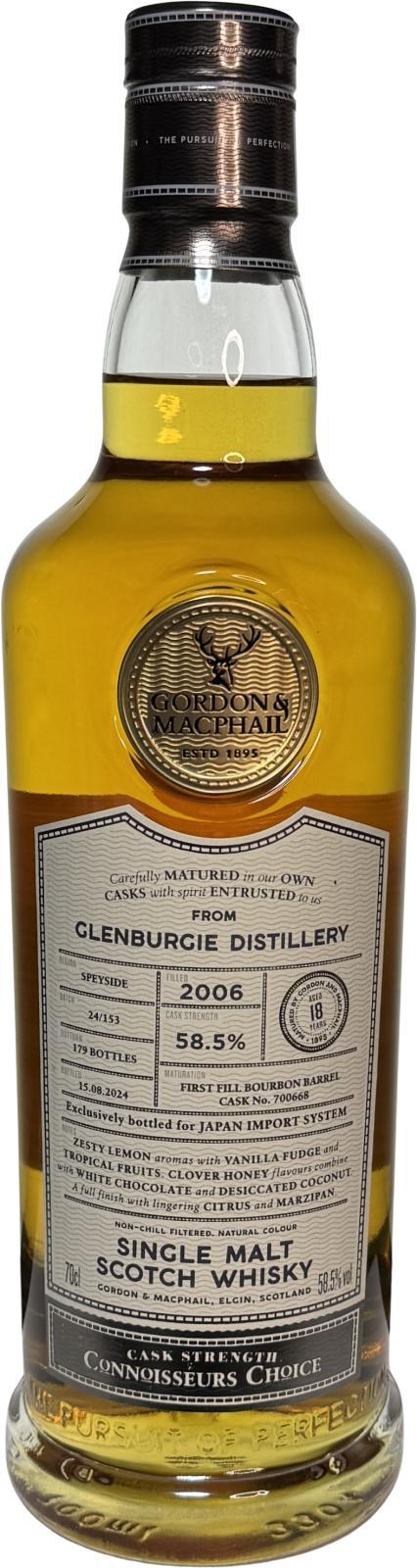 Glenburgie 2006 GM  Connoisseurs Choice - Cask Strength