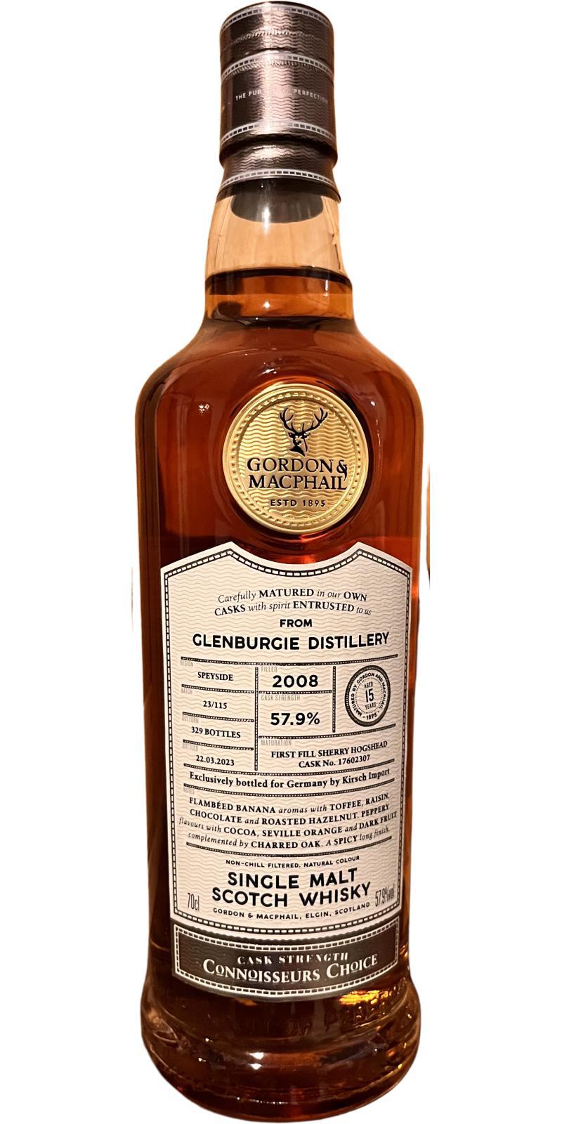 Glenburgie 2008 GM  Connoisseurs Choice - Cask Strength
