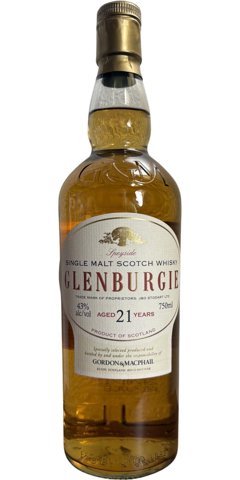 Glenburgie 21-year-old GM  Licensed Bottling