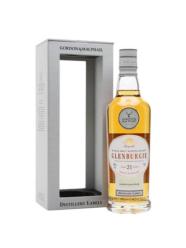 Glenburgie 21-year-old GM  Distillery Labels