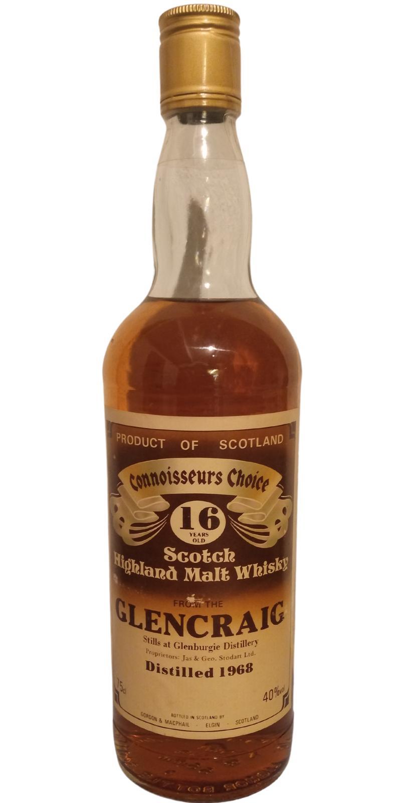 Glencraig 1968 GM  Connoisseurs Choice