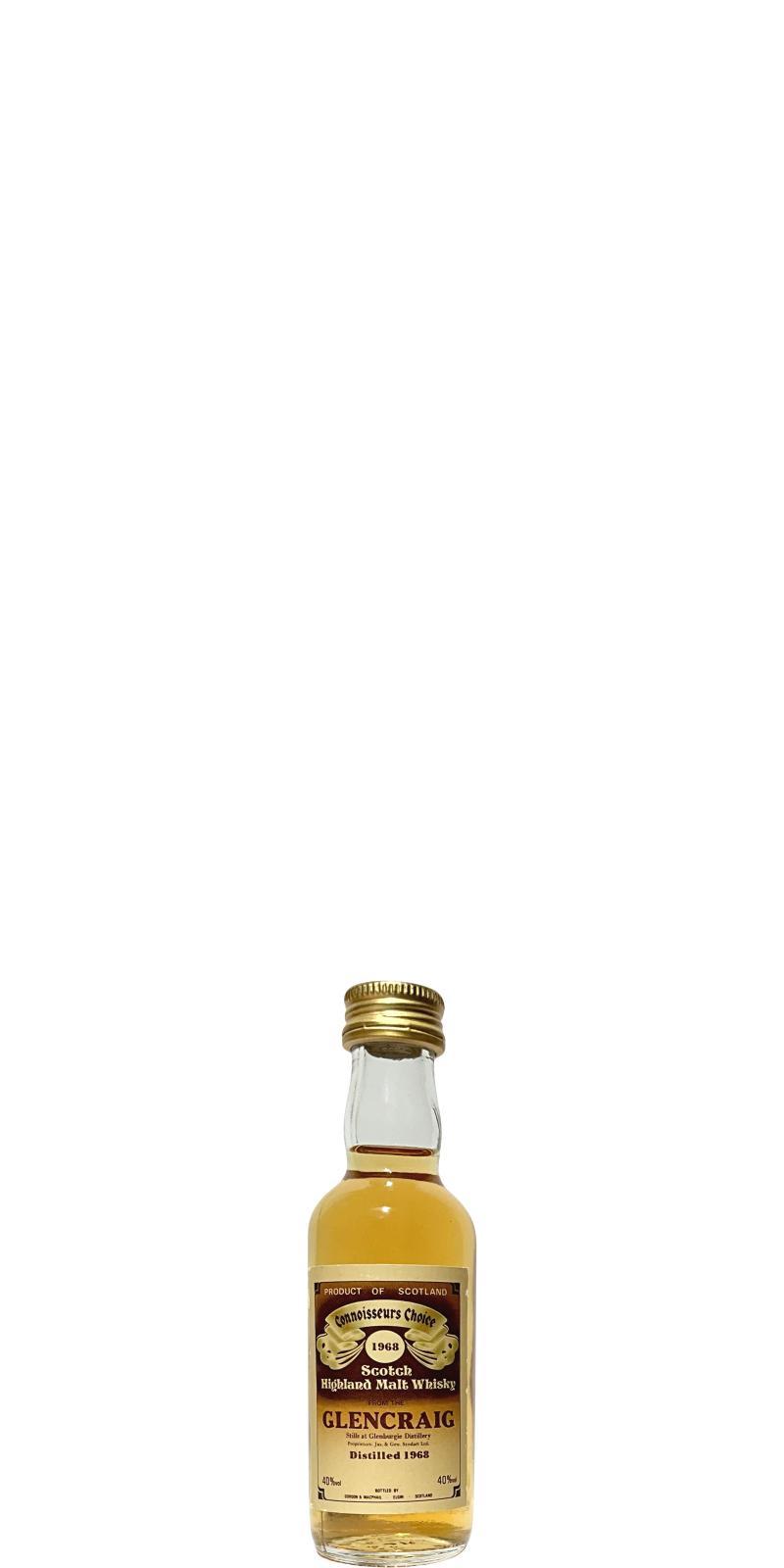 Glencraig 1968 GM  Connoisseurs Choice - Miniature