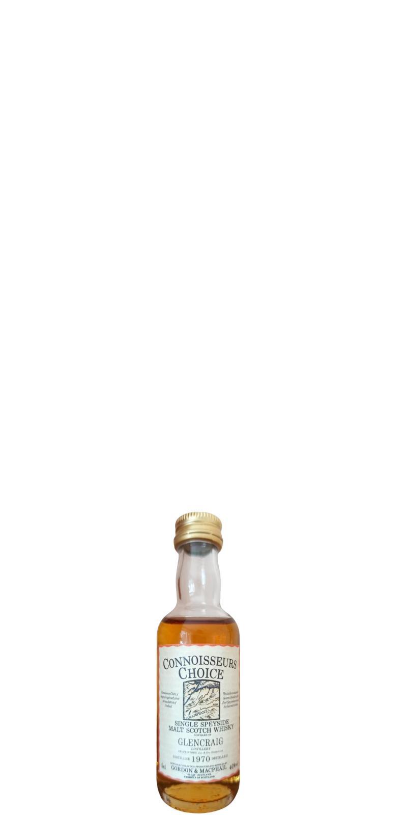 Glencraig 1970 GM  Connoisseurs Choice - Miniature