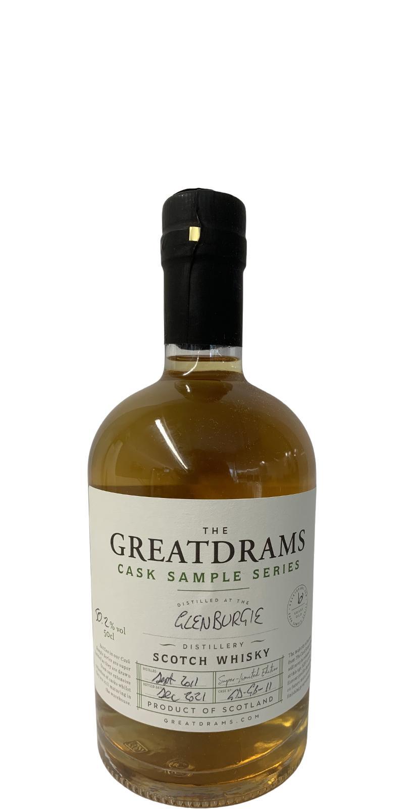 Glenburgie 2011 GtDr  Cask Sample Series