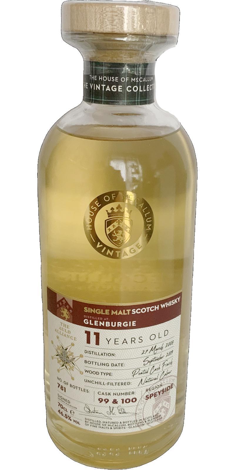 Glenburgie 2008 HoMc  The Vintage Collection