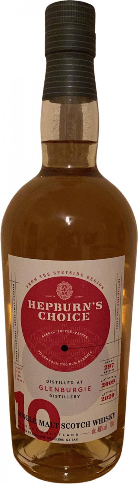 Glenburgie 2009 HL  Hepburn's Choice