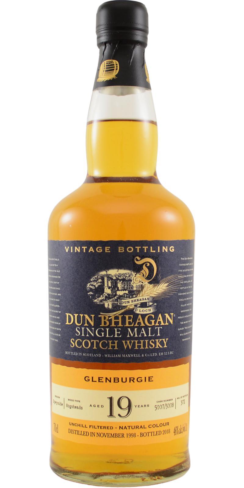 Glenburgie 1998 IM  Dun Bheagan