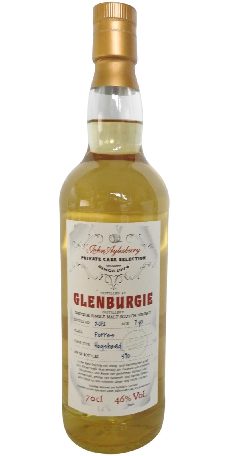 Glenburgie 2012 JAy  Private Cask Selection