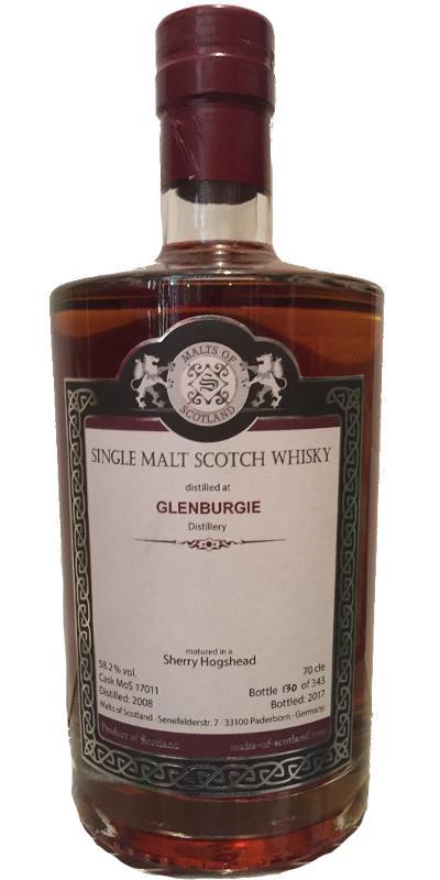 Glenburgie 2008 MoS