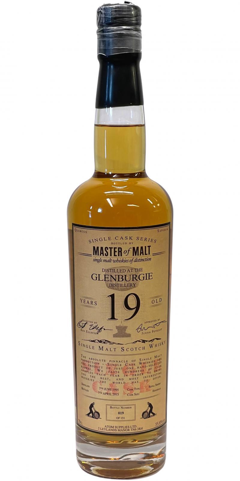 Glenburgie 1995 MoM  Single Cask Series