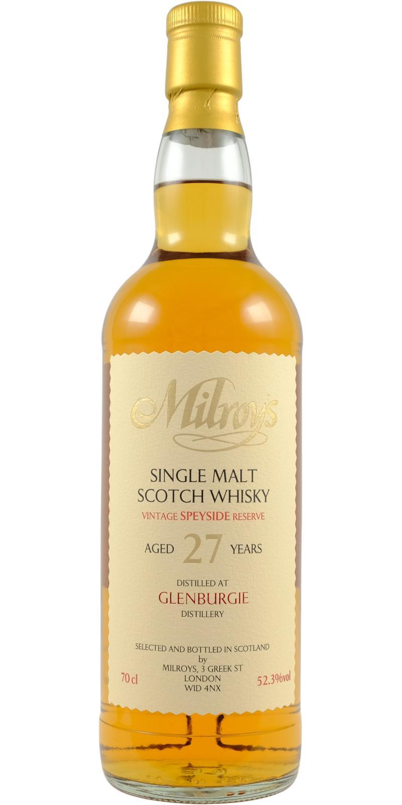 Glenburgie 1995 Soh  Vintage Reserve