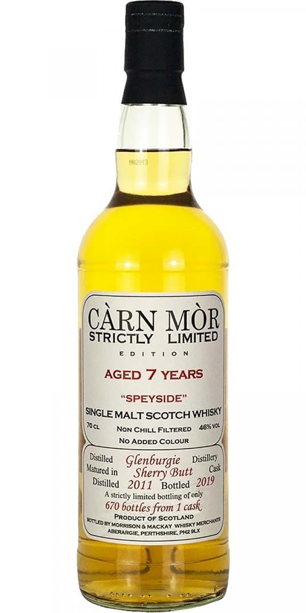 Glenburgie 2011 MMcK  Càrn Mòr - Strictly Limited Edition