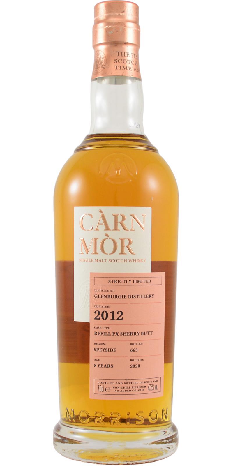 Glenburgie 2012 MSWD  Càrn Mòr - Strictly Limited