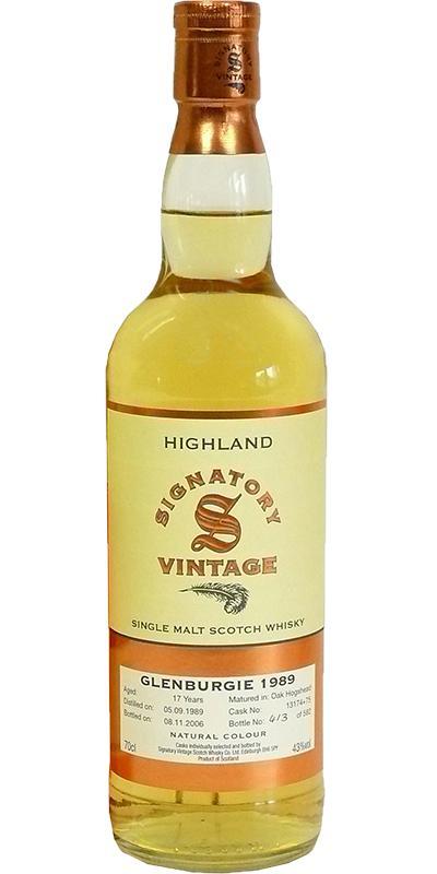Glenburgie 1989 SV  Vintage Collection