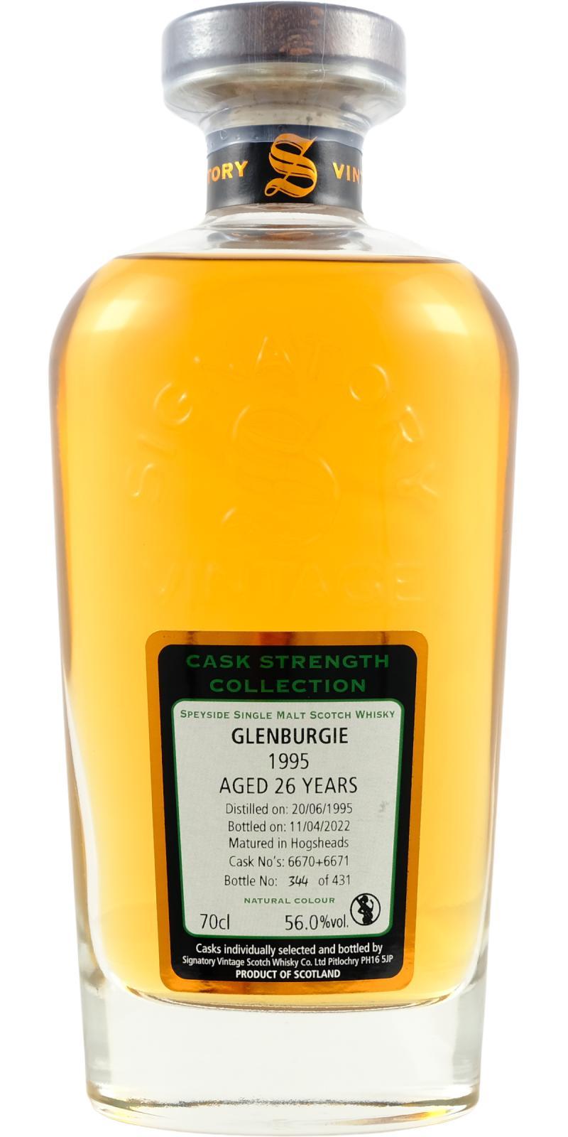 Glenburgie 1995 SV  Cask Strength Collection
