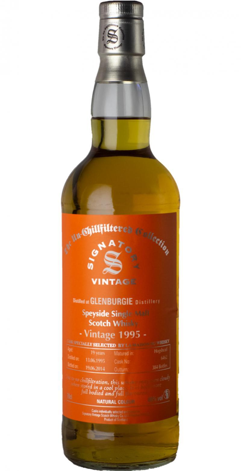 Glenburgie 1995 SV  The Un-Chillfiltered Collection