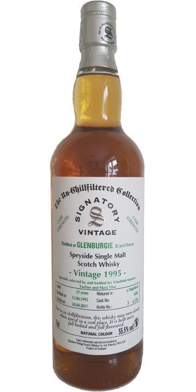Glenburgie 1995 SV  The Un-Chillfiltered Collection - Cask Strength