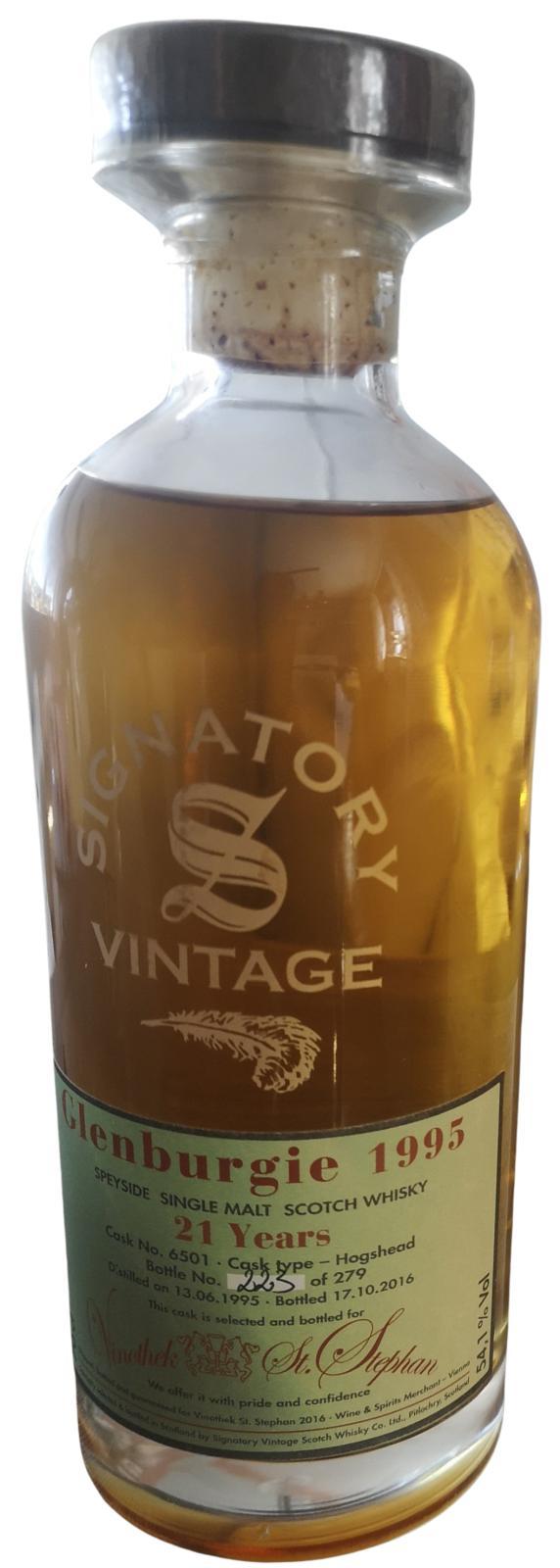 Glenburgie 1995 SV  Cask Strength Collection