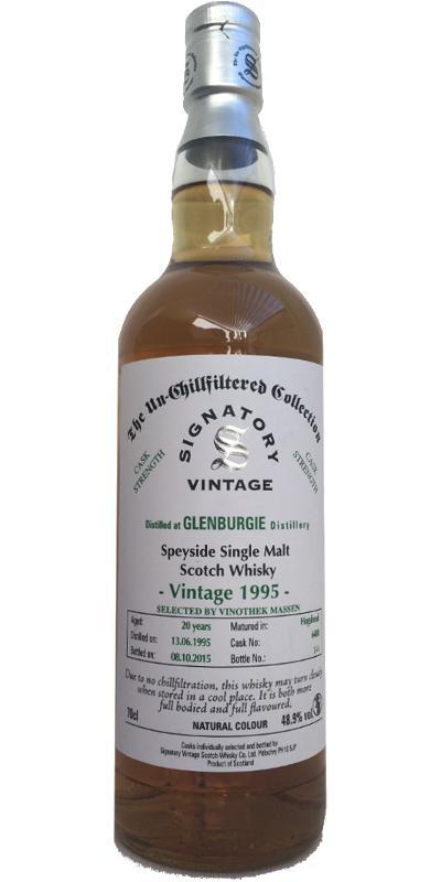 Glenburgie 1995 SV  The Un-Chillfiltered Collection - Cask Strength