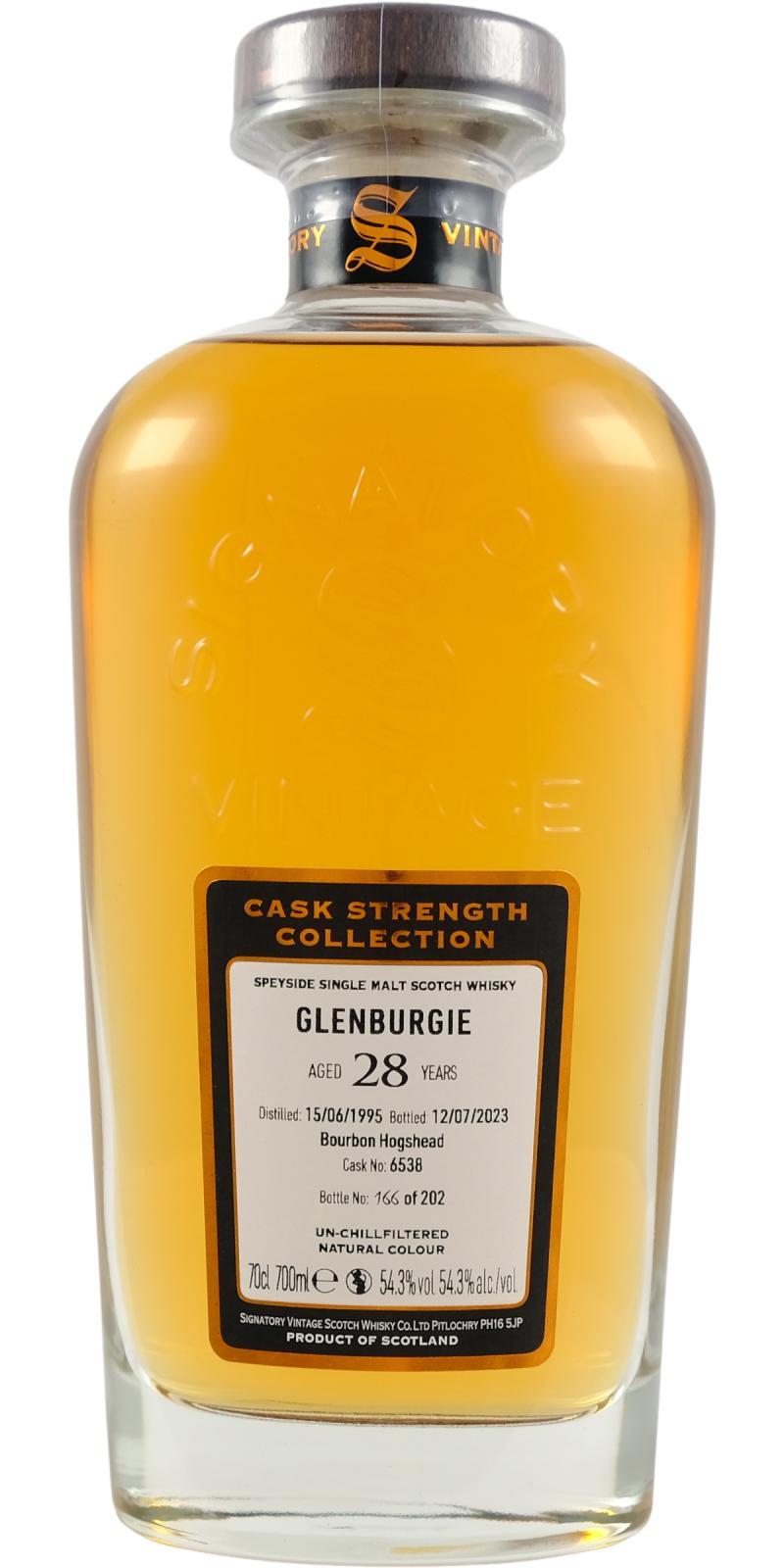 Glenburgie 1995 SV  Cask Strength Collection