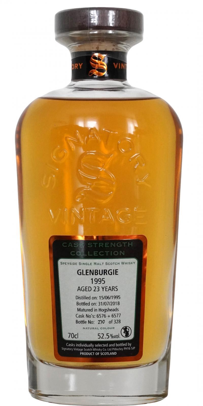 Glenburgie 1995 SV  Cask Strength Collection