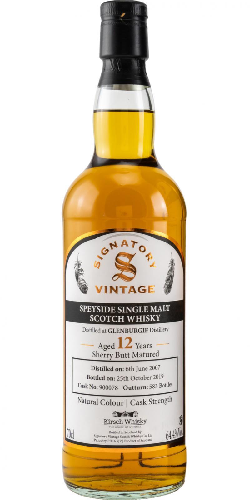 Glenburgie 2007 SV  Natural Colour | Cask Strength