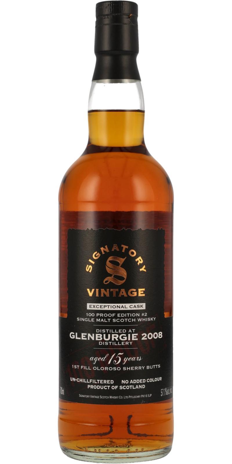 Glenburgie 2008 SV  100 Proof - Exceptional Cask - Edition #2