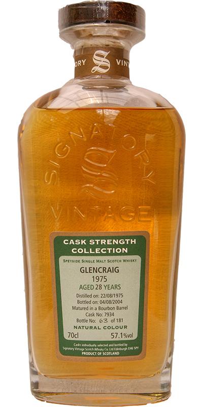 Glencraig 1975 SV  Cask Strength Collection