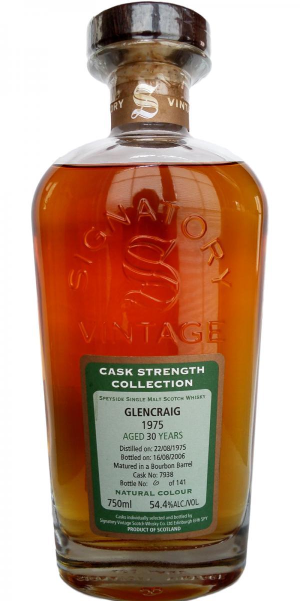 Glencraig 1975 SV  Cask Strength Collection