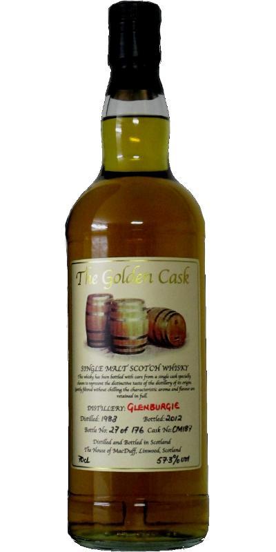 Glenburgie 1983 HMcD  The Golden Cask