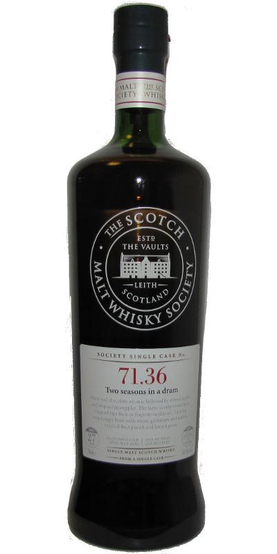 Glenburgie 1985 SMWS 71.36  Two seasons in a dram