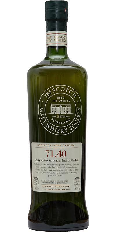 Glenburgie 1989 SMWS 71.40  Sticky apricot tarts at an Indian market